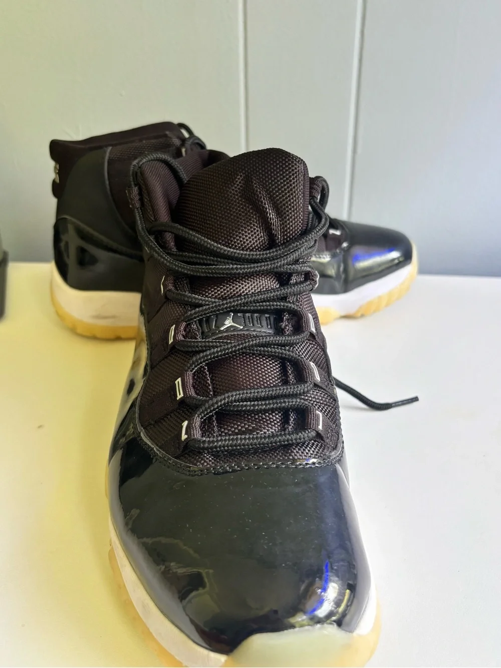 Jordan Men’s High-Top Sneakers in Black and White